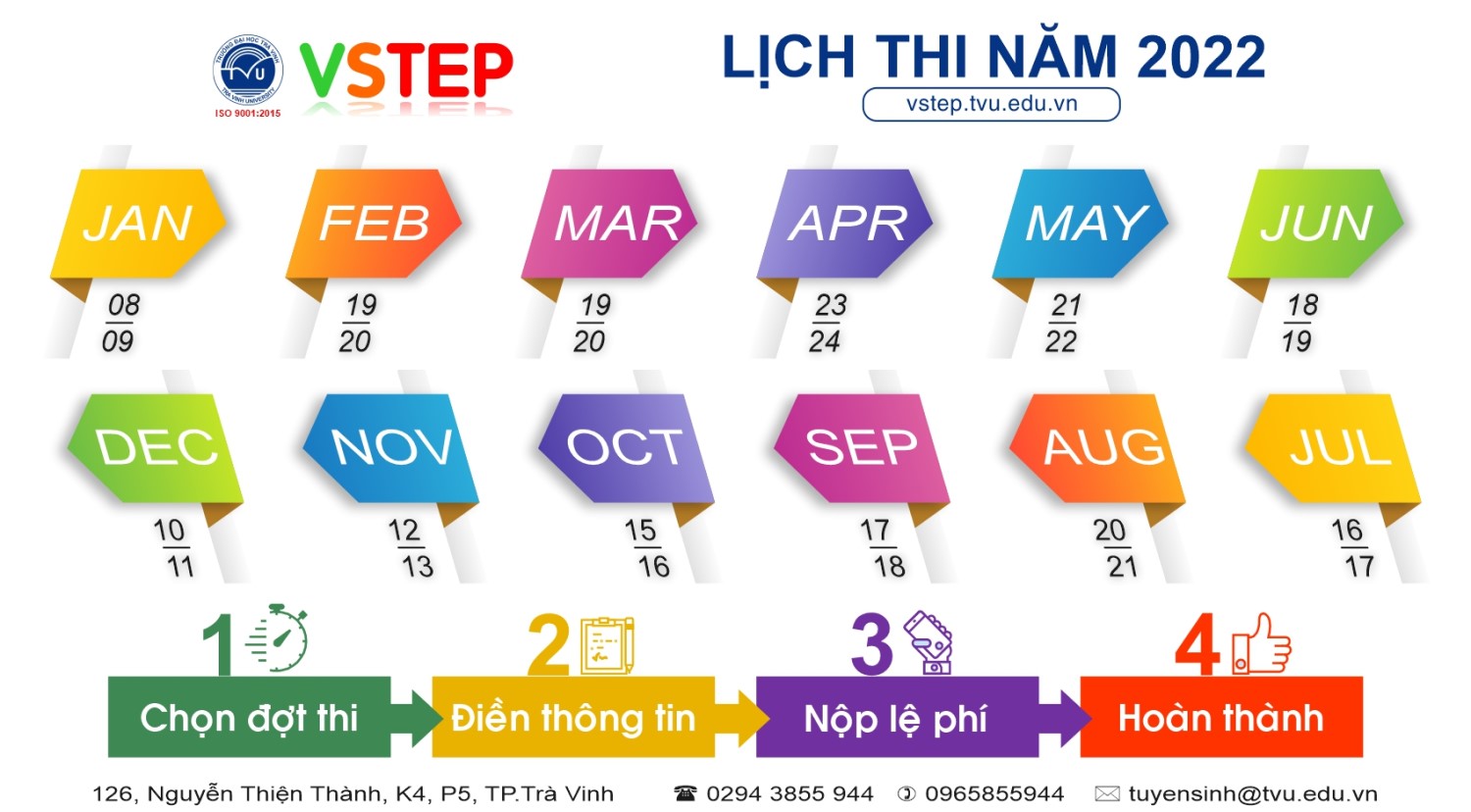 Lịch thi VSTep 2022